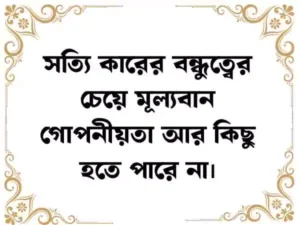 বন্ধু নিয়ে স্ট্যাটাস