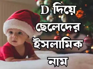 দ দিয়ে ছেলেদের ইসলামিক নাম3