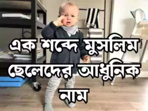 মুসলিম ছেলেদের আধুনিক নাম