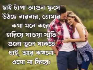 দুই লাইনের রোমান্টিক স্ট্যাটাস
