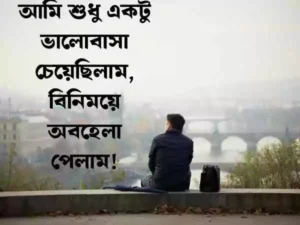 চাপা কষ্টের স্ট্যাটাস
