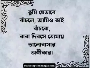 বাবাকে নিয়ে ষ্ট্যাটাস