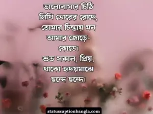 শুভ সকাল ষ্ট্যাটাস