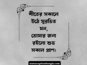 শুভ সকাল ষ্ট্যাটাস
