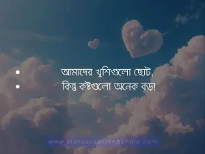 কষ্টের ক্যাপশন